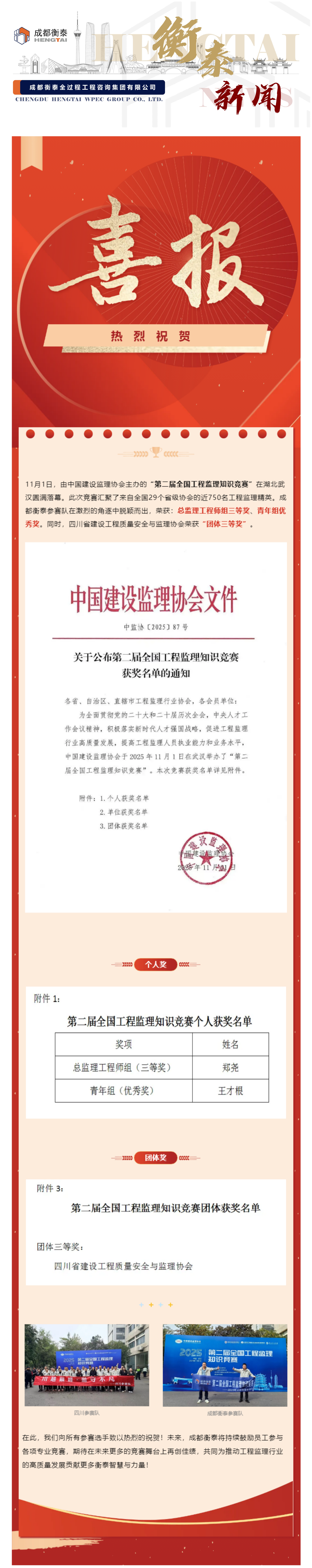 喜报！成都衡泰大放异彩！第二届全国工程监理知识竞赛斩获佳绩！.png